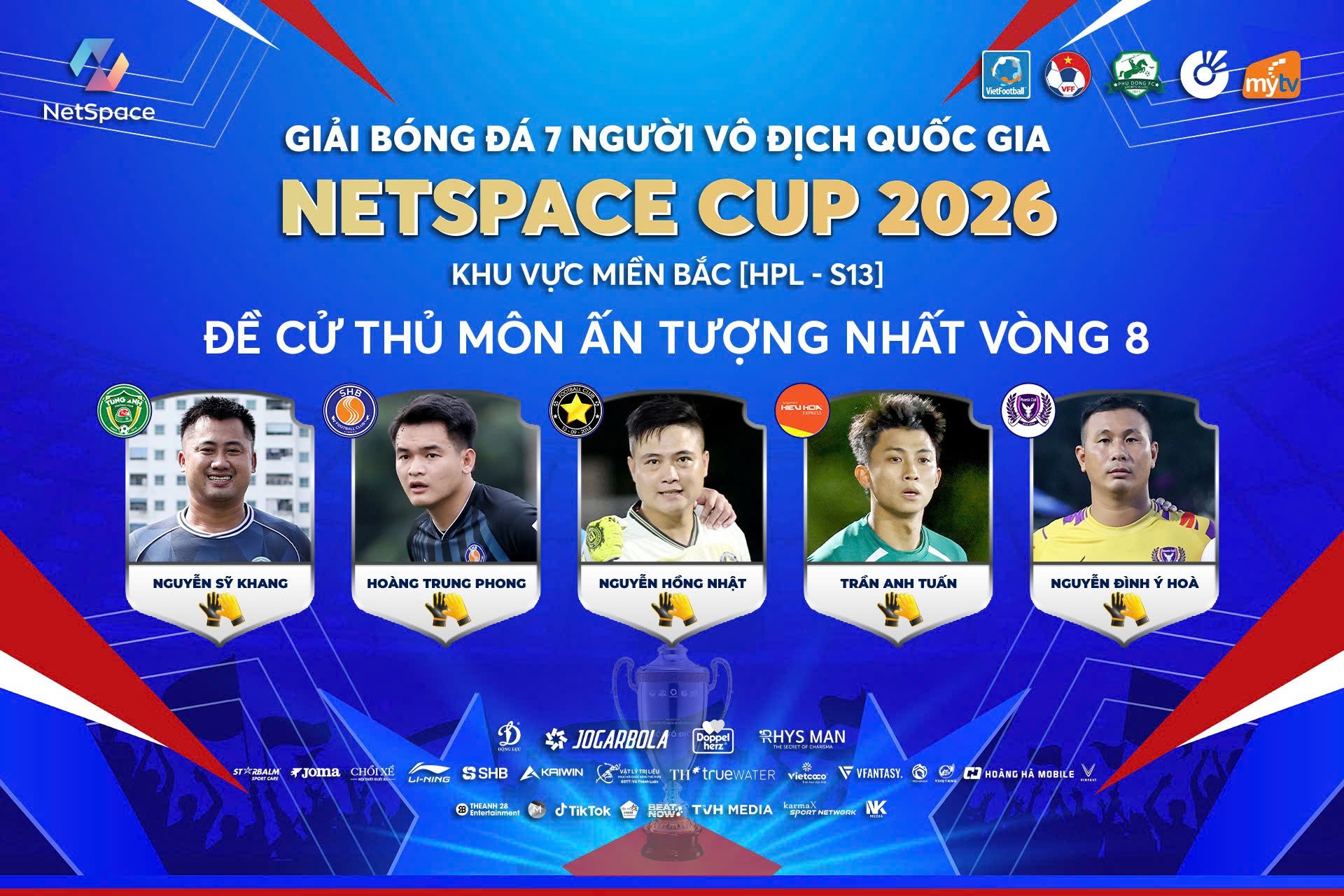 Bình chọn thủ môn ấn tượng vòng 8 HPL-S13